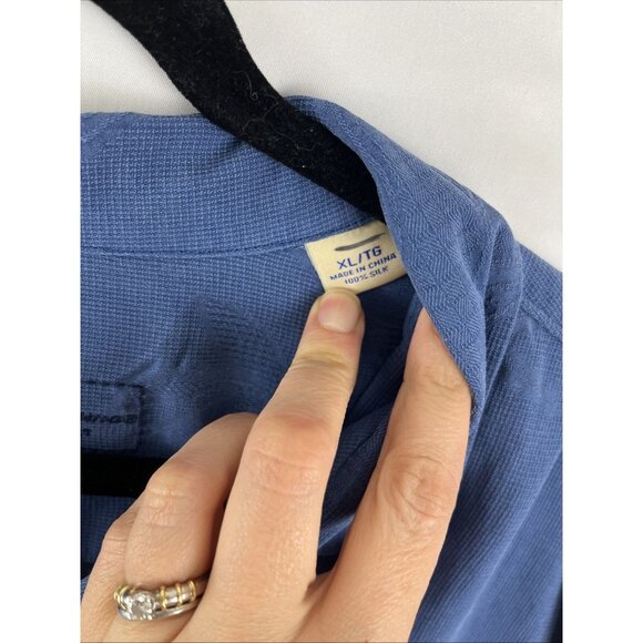 Tommy Bahama Blue Silk Pineapple Print Holiday Shirts Mens Size XL - Picture 5 of 9